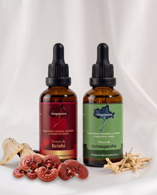 Combo sueño profundo: Reishi + Aswhagandha Fungispace